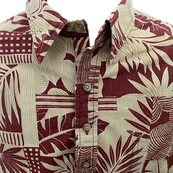 ONO & Company Aloha Hawaiian Tropical Floral Collared Shirt Men XL - Picture 2 of 5